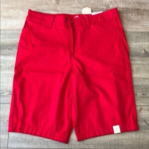 NEW Red Women’s Bermuda Shorts size 12 St. John’s Bay